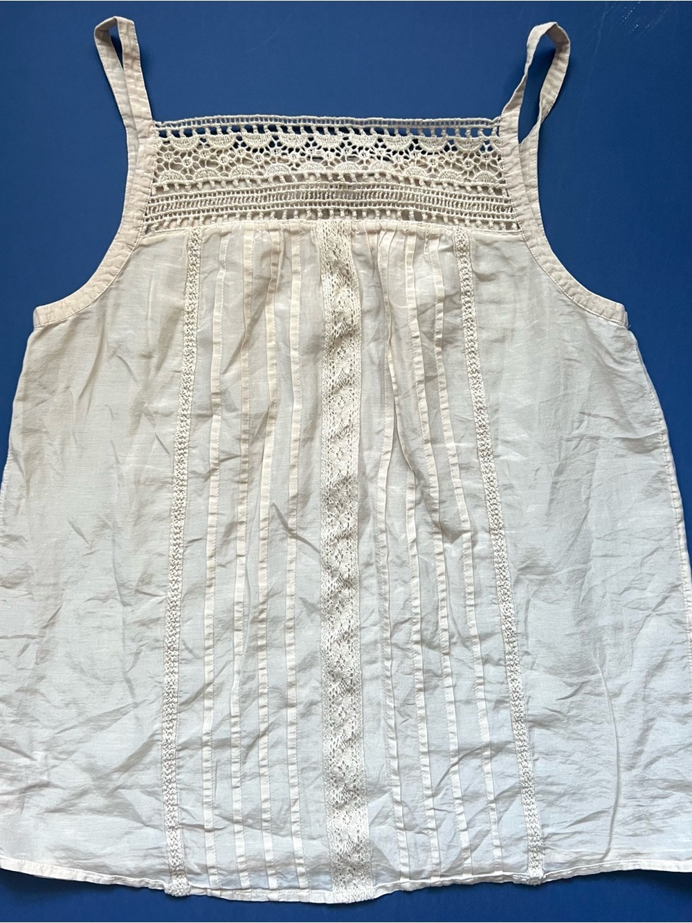 Loft by Ann Taylor Sz Small Delicate Silk/Cotton Cream Women’s
